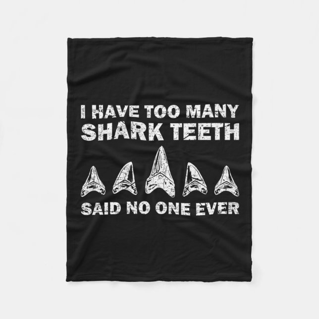 Manta Polar El coleccionista de dientes de tiburón de Guay reg (Anverso)