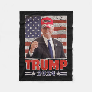 Manta Polar El conservador anti Joe Biden gracioso Donald Trum