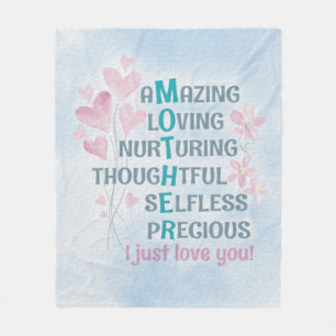 Manta Polar El corazón de la madre