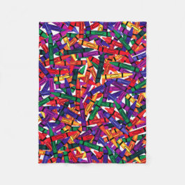 Manta Polar El Crayons Crayon Room Déctor Blanket