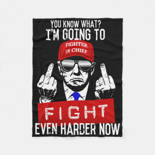 Manta Polar El dedo medio de Donald Trump se cae a favor de la