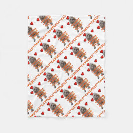 Manta Polar el deletreo alternativo del AMOR es CAVOODLE