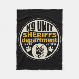 Manta Polar El departamento de sheriff de la unidad K9