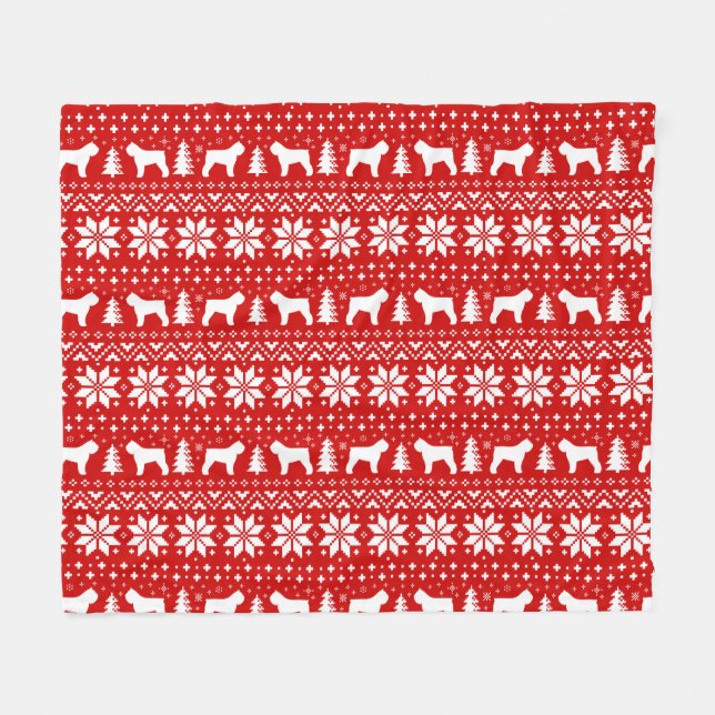 Manta Polar El DES Flandres de Bouvier siluetea el modelo del (Frente (Horizontal))