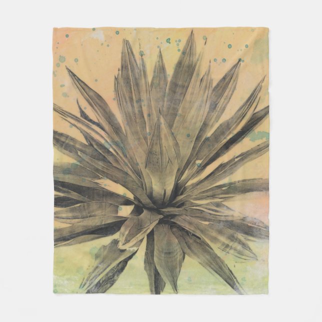 Manta Polar El desierto soña la planta verde del | (Anverso)