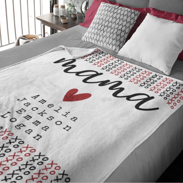 Manta Polar El Día de la Madre, los niños nombran a XOXO (Subido por el creador)