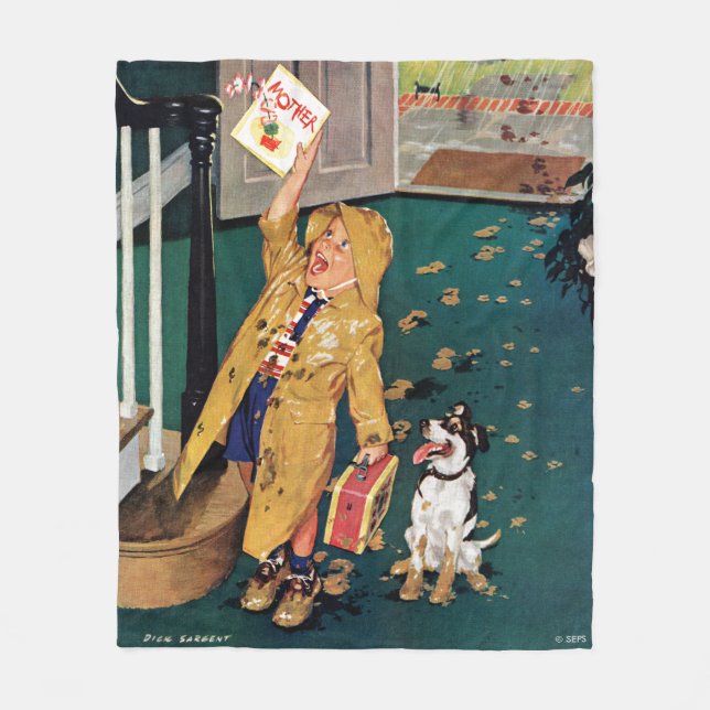 Manta Polar El día de madre feliz (Anverso)