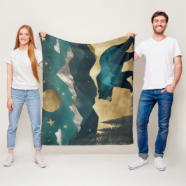 Manta Polar El diseño de la luz de la luna