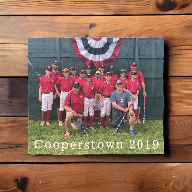 Manta Polar El equipo de béisbol Cooperstown NY Photo Year Kee (Subido por el creador)