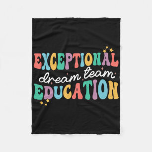 Manta Polar El equipo de Sueño de Educación Excepcional Sped E