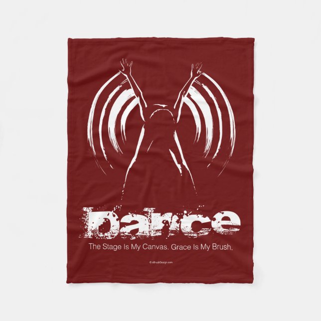 Manta Polar El Escenario Es Mi Canva (Baile) Fleece Blanket (Anverso)