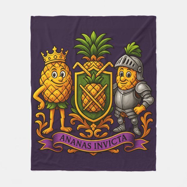 Manta Polar El escudo de armas del imperio de la piña (Anverso)
