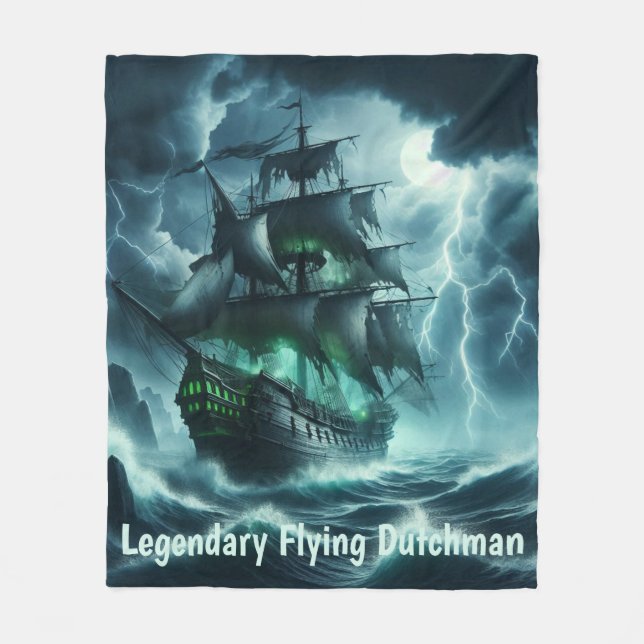 Manta Polar El espeluznante holandés volador Un barco fantasma (Anverso)