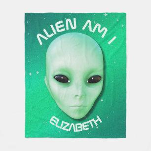 Manta Polar El extranjero es yo pone verde la cara extranjera