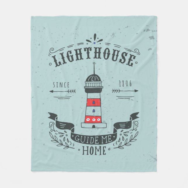 Manta Polar El faro me dirige el poster casero (Anverso)