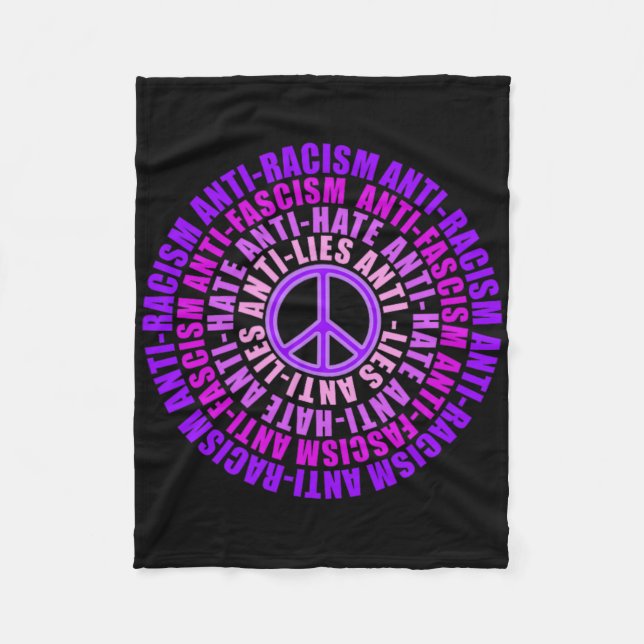 Manta Polar El fascismo antiracista yace al odio resistirse al (Anverso)