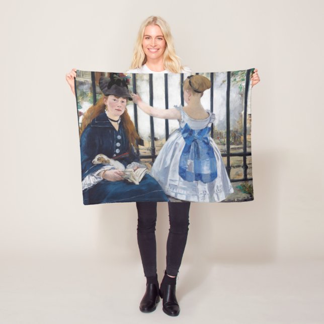 Manta Polar El ferrocarril, Edouard Manet (In situ)