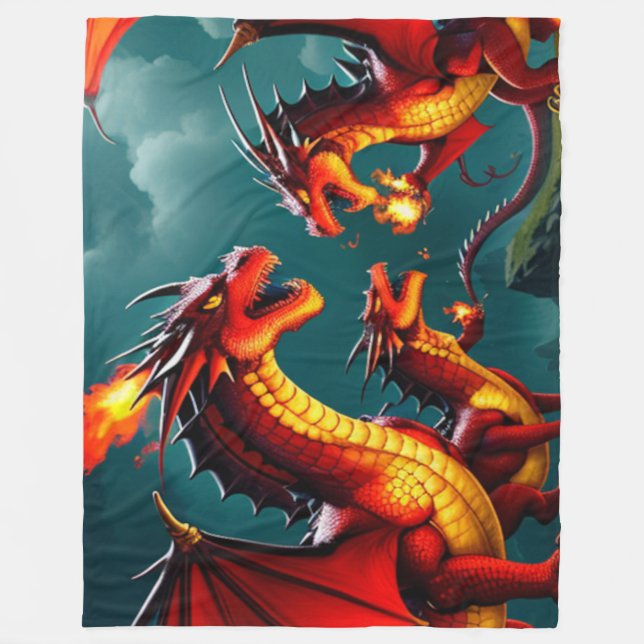 Manta Polar El fuego del dragón (Anverso)