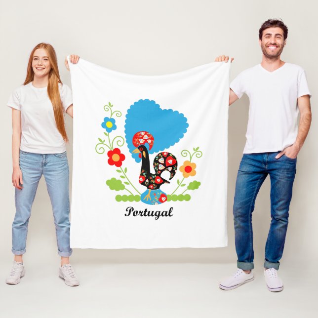 Manta Polar El gallo portugués (In situ)