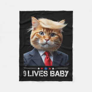 Manta Polar El gato Trump 9 vive al bebé _2