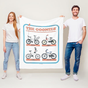Manta Polar El gráfico de bicicletas de Goonies