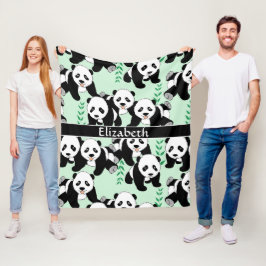 Manta Polar El gráfico de los osos de panda personaliza más