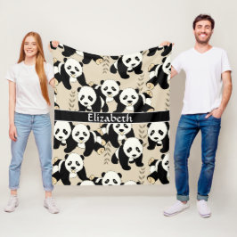 Manta Polar El gráfico de los osos de panda personaliza más