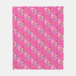 Manta Polar El Grinch Cindy-Lou Que Pink Holiday Pattern