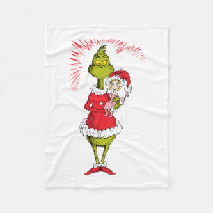 Manta Polar El Grinch Sostiene a Cindy Lou Quién