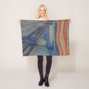 Manta Polar El grito, Edvard Munch