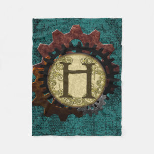 Manta Polar El Grunge Steampunk adapta la letra H del