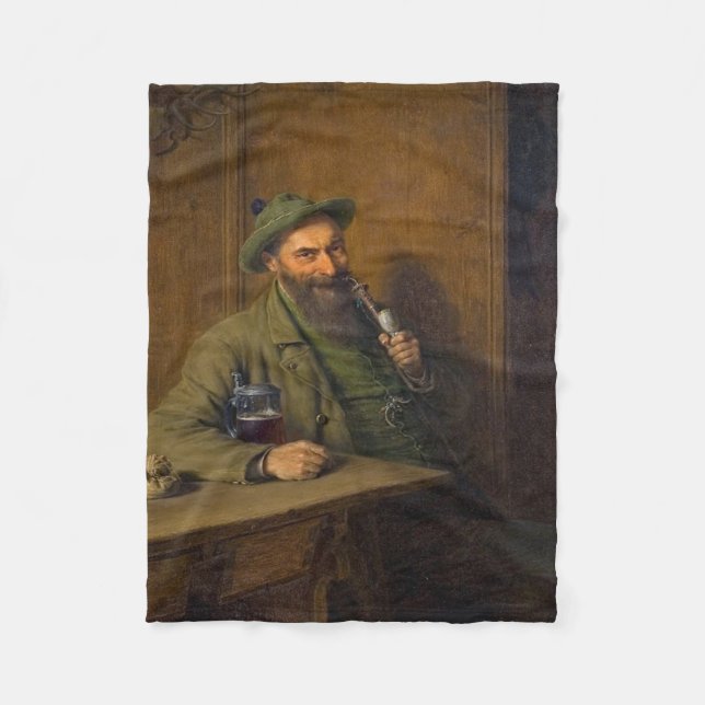 Manta Polar El guardabosques (por Eduard von Grützner) (Anverso)