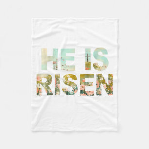 Manta Polar Él ha Resucitado Boho Pascua Cristiano Jesús