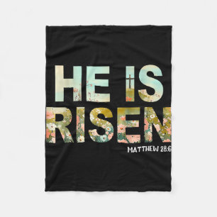 Manta Polar Él ha resucitado boho Pascua cristiano Jesús