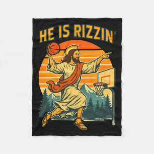 Manta Polar Él ha resucitado rizzin Pascua fe cristiana Jesús