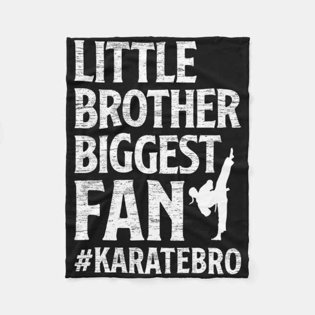 Manta Polar El hermano menor mayor fanático del karate del org (Anverso)