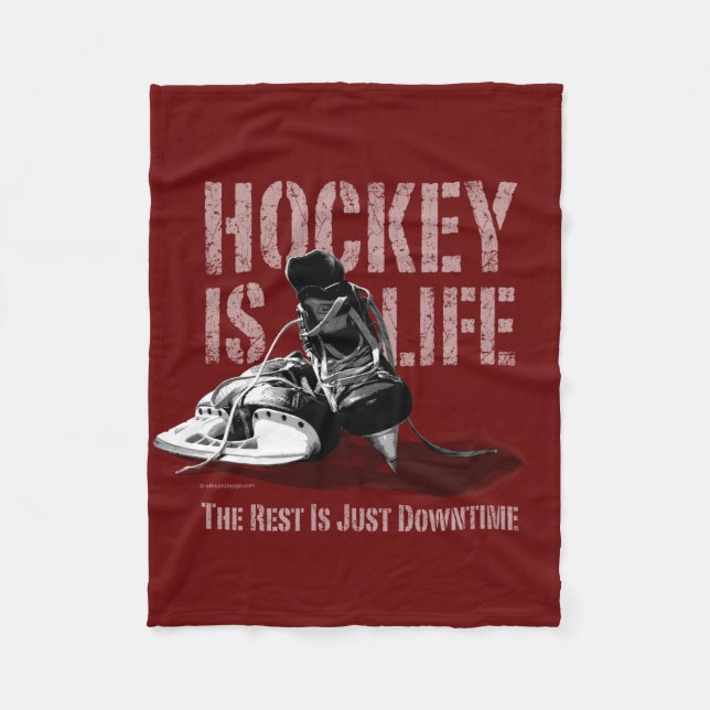 Manta Polar El hockey es vida (Anverso)