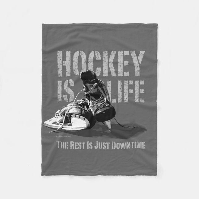 Manta Polar El hockey es vida (Anverso)