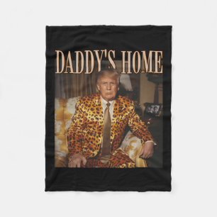 Manta Polar El hogar de papá, Trump, es gracioso el leopardo d