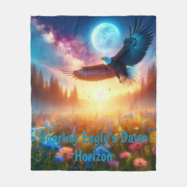 Manta Polar El horizonte del alba del águila se eleva