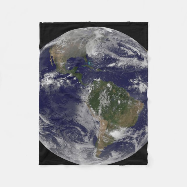 Manta Polar El Huracán Sandy A Lo Largo De La Costa Este De Es (Anverso)