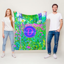 Manta Polar El impresionante paisaje del jardín azul Aqua