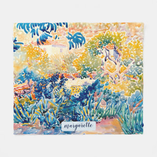 Manta Polar El Jardín del Artista de Monograma Moderno Persona