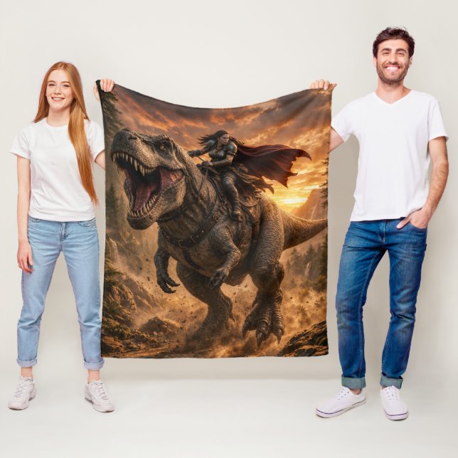 Manta Polar El Jinete de Dinosaurios Sin Miedo (In situ)