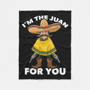 Manta Polar El juan para divertida fiesta mexicana cinco de ma