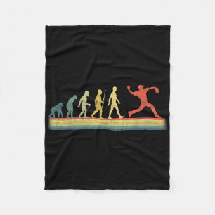 Manta Polar El jugador de béisbol retro vintage Evolution Love