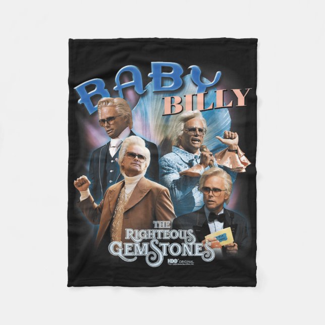 Manta Polar El justo Gemstones Bebé Billy Heartthrob (Anverso)