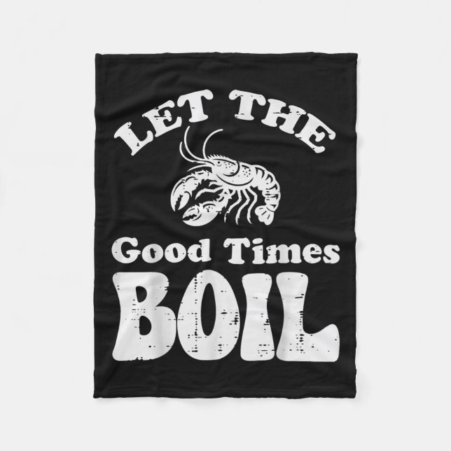 Manta Polar El Langostino Deja Que Los Buenos Tiempos Herman A (Anverso)