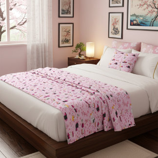 Manta Polar El lujoso Spa Retreat Floral Blanket - Lotus, Vela