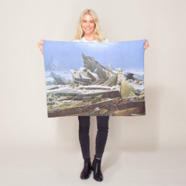 Manta Polar El mar del hielo (por Caspar David Friedrich)